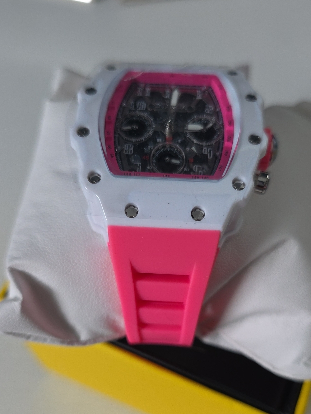 489. Invicta Racing Unisex Watch - 40mm, Pink (69606) - Picture 2 of 6